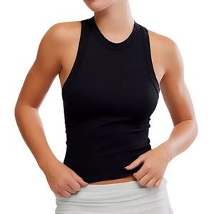 NWT FP Movement by Free People Dynamite Tank Black M/L